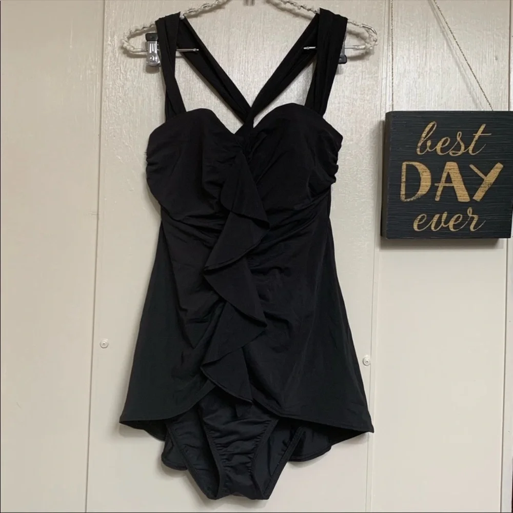 Lands End Swimsuit Size 10 one piece - Picture 4 of 7